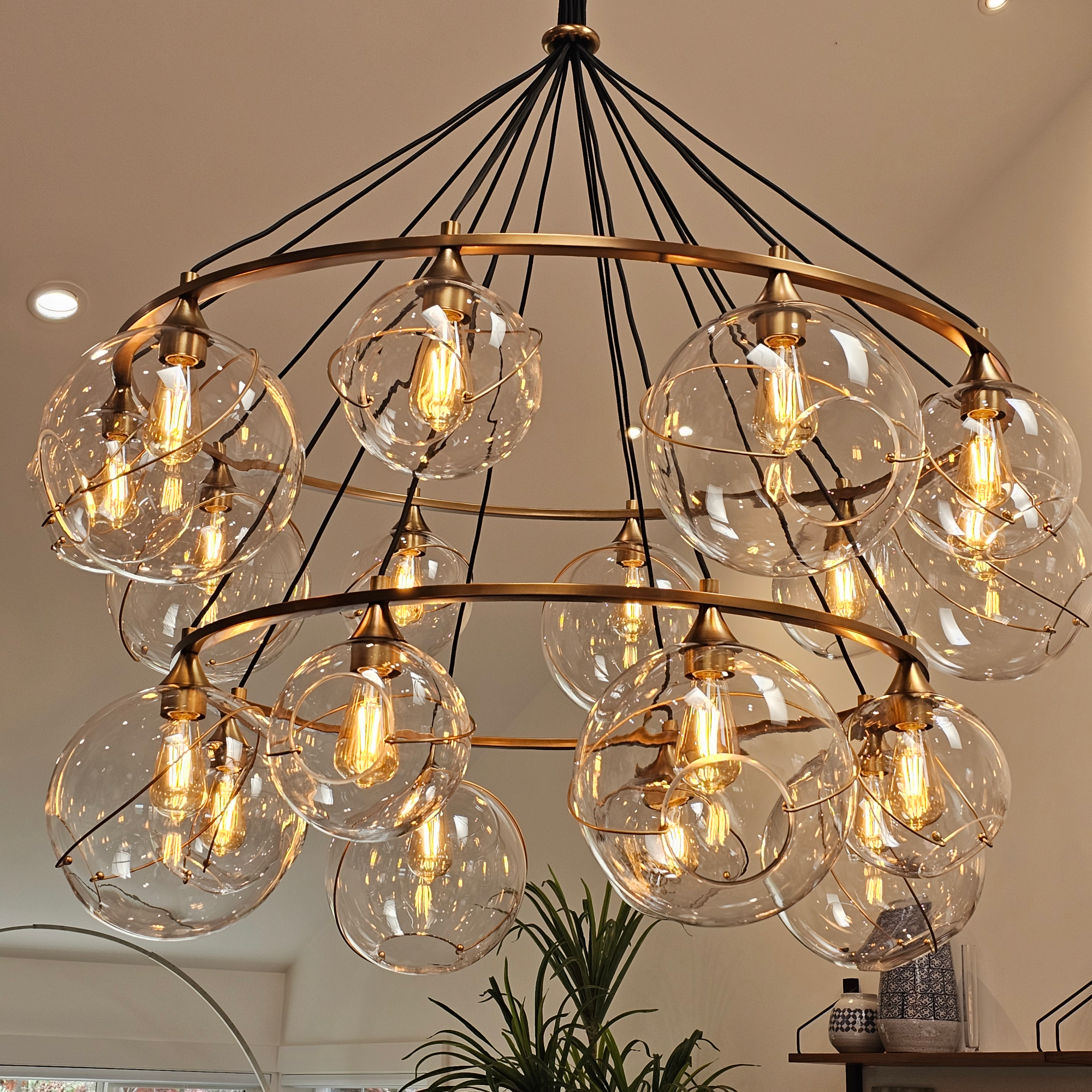 Image of a chandelier we cleaned in Atherton, CA